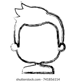 little boy shirtless avatar character