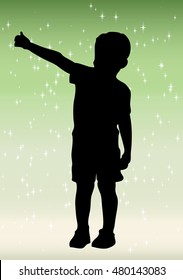 Little Boy Silhouette