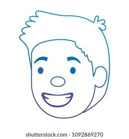 little boy son head character
