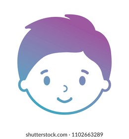 little boy son head character