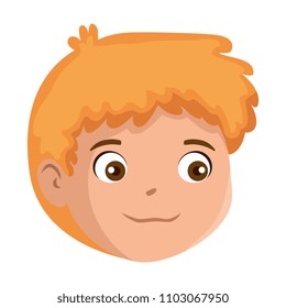 little boy son head character