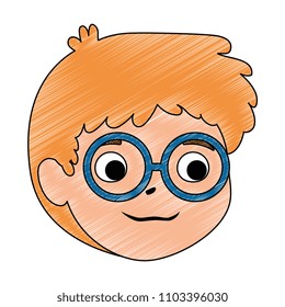 little boy son head character