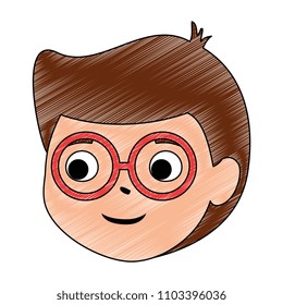 little boy son head character