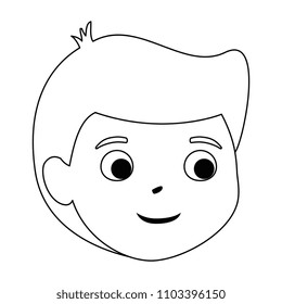 little boy son head character