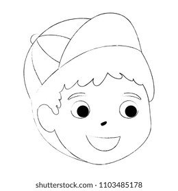 little boy son head character