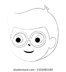 little boy son head character