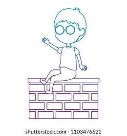 little boy in the wall character