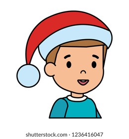 little boy with winter clothes