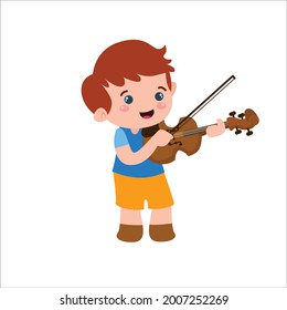 Little boys play. Children's activities.vector template design illustration