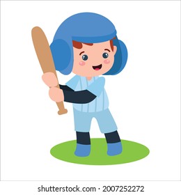 Little boys play. Children's activities.vector template design illustration