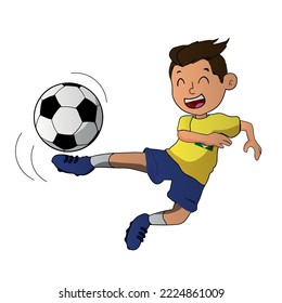 little brazilian boy playing ball, brazilian soccer.