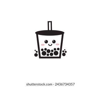 Little Bubble Tea Boba Cute Design