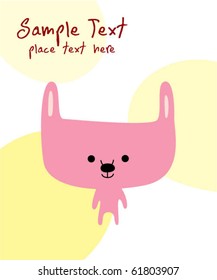 little bunny card