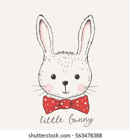 Little bunny. Cute rabbit