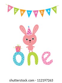 little bunny first birthday