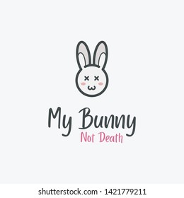 little bunny logo for halloween