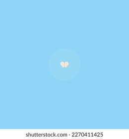 Little butterfly in the blue sky