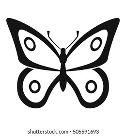 Little butterfly icon. Simple illustration of little butterfly vector icon for web