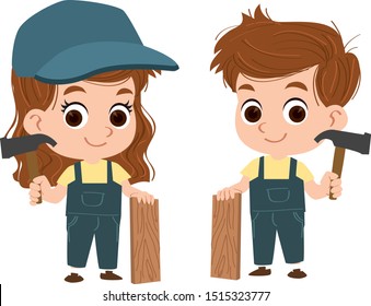 Little Carpenter Kids - Profession Set