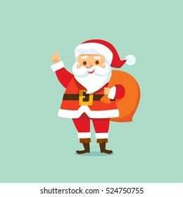 Little Cartoon Santa Claus