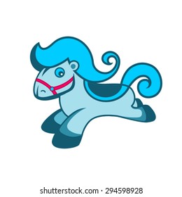 Little Cartoon Vector Pony