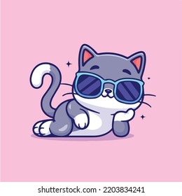 Little cat art with eps 10