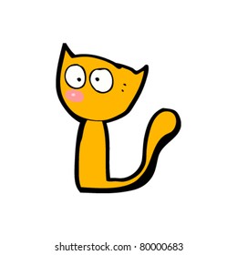 little cat cartoon