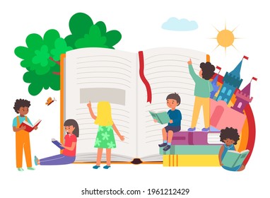 69,457 Children reading together Images, Stock Photos & Vectors ...