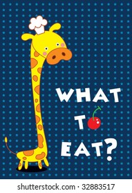 little chef giraffe