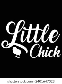 Little chick - EPS file for cutting machine. You can edit and print this vector art with EPS editor.