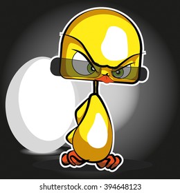 little Chick with sunglasses