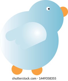 LITTLE CHICKEN BLUE PALOMA ORANGE SKY ANIMAL FARM