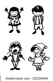 little child in emotication