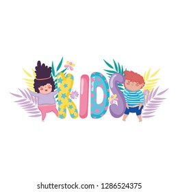 little chubby couple with kids word