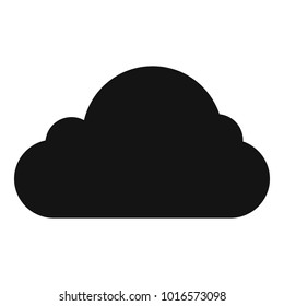 Little cloud icon. Simple illustration of little cloud vector icon for web