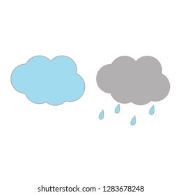 
Little cloud illustration. vector