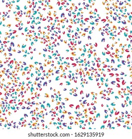 little color birds pattern for textile or wallpaper