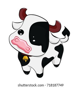 little cow vector.