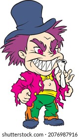 Little Creature Doctor Cute Cartoon Character Halloween Vector
