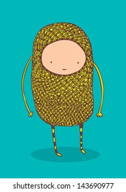 little creature/monster vector/illustration
