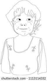 Little cunning girl