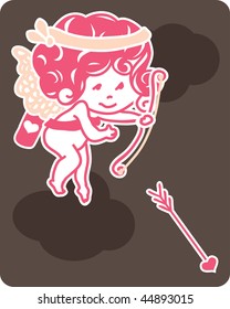 little cupid in action