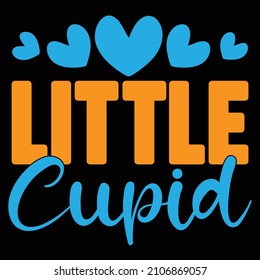 Little Cupid T-Shirt Design, You Can Download The Vector Files.