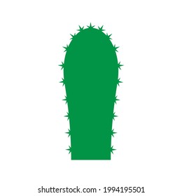 little cute cacti with thorn vector illustration design eps.10