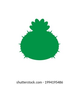 little cute cactus with thorn vector illustration design eps.10