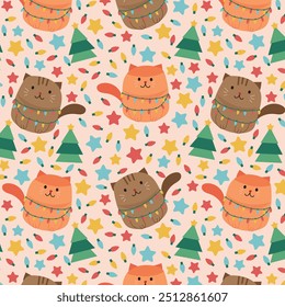 Little Cute Christmas Kawai Cats