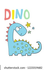 little cute dinosaur 