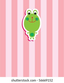 little cute frog