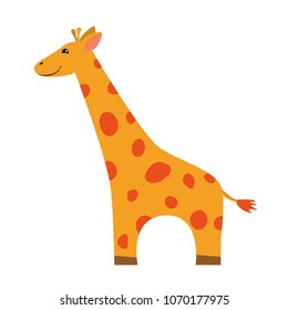 A little cute giraffe