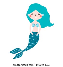 Little cute mermaid.